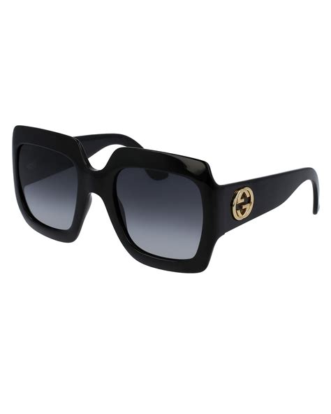 gucci oversized square sunglasses
